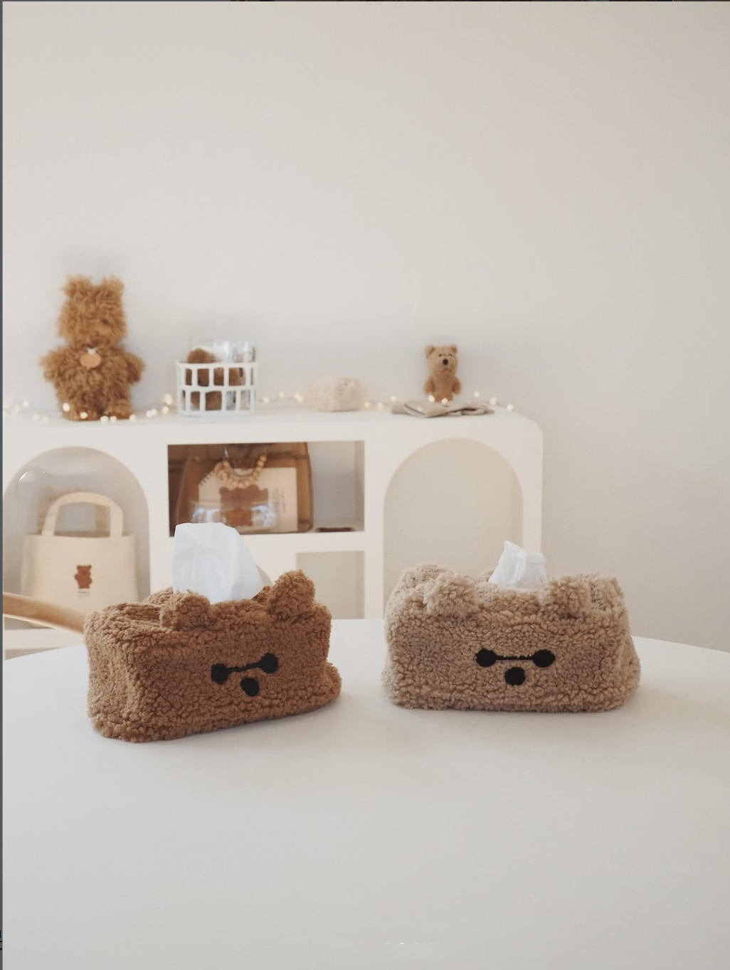 毛绒のティッシュカバー-25W-17 画像1